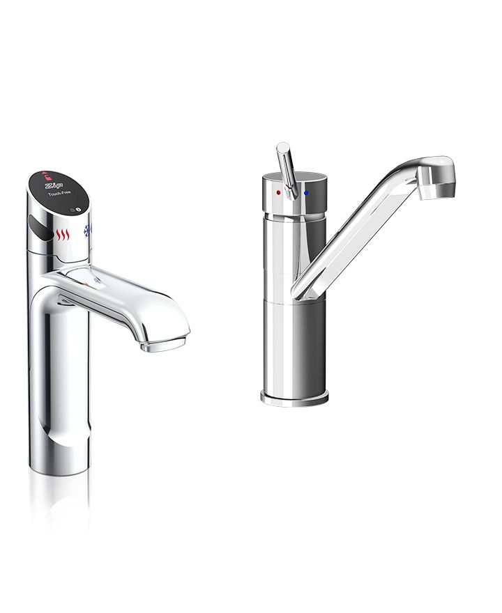 Free!TM Clear Blue Splash Water 4セット HydroTap G5 BCHA100 4-in-1 Touch-Free Wave tap with Classic
